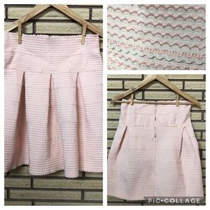 Flamingo Pink Miniskirt - Le Gateau - Waist 28 - Size 6 - NWOT - Bandage Skirt